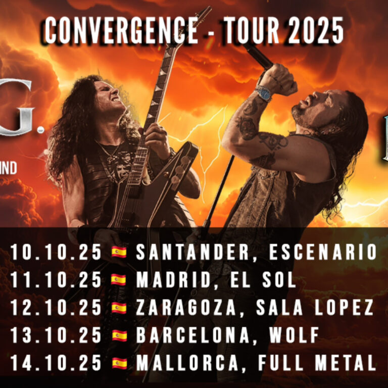 Gira de Gus G y Ronnie Romero de gira por España en octubre