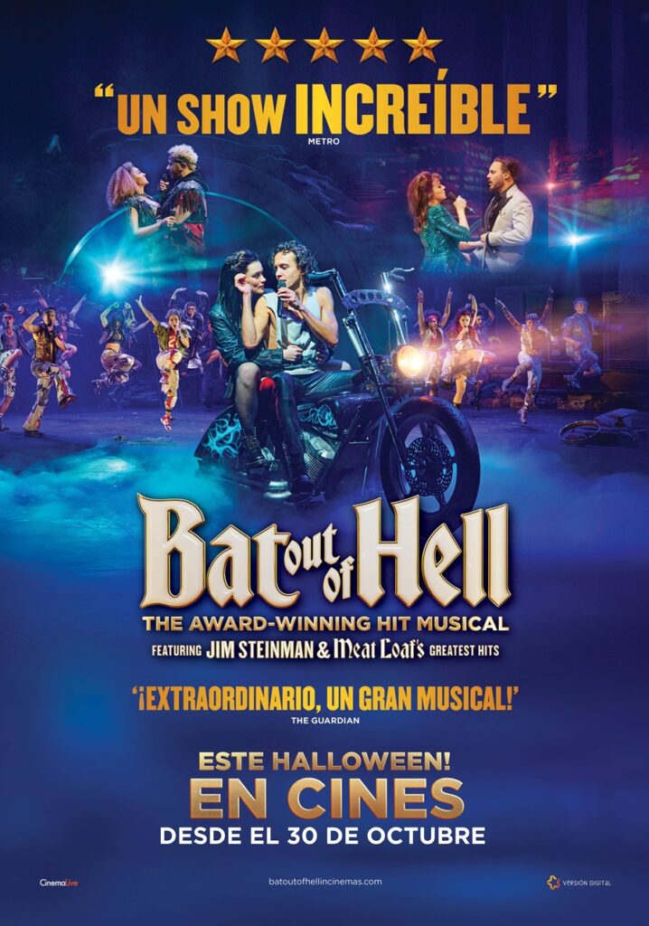 “Bat Out of Hell – El musical”: el rugido del rock llega a los cines este Halloween