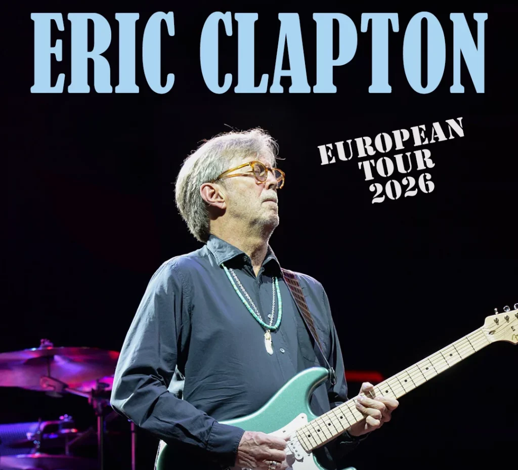 Eric Clapton vuelve a España en 2026: dos noches históricas en Madrid y Barcelona