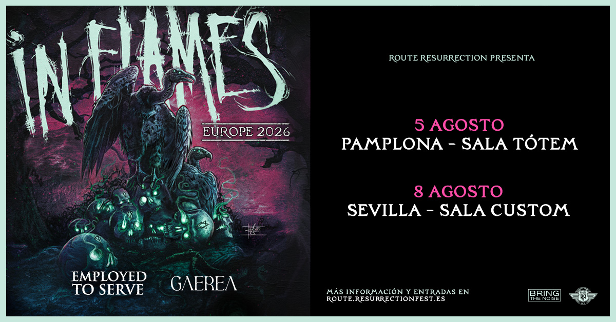 In Flames: Conciertos Exclusivos en España