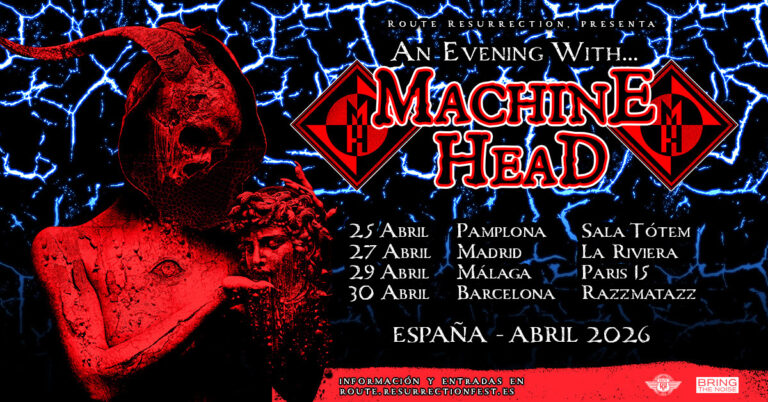 ¡Machine Head Anuncia Gira Europea ‘An Evening With…’ para 2026!