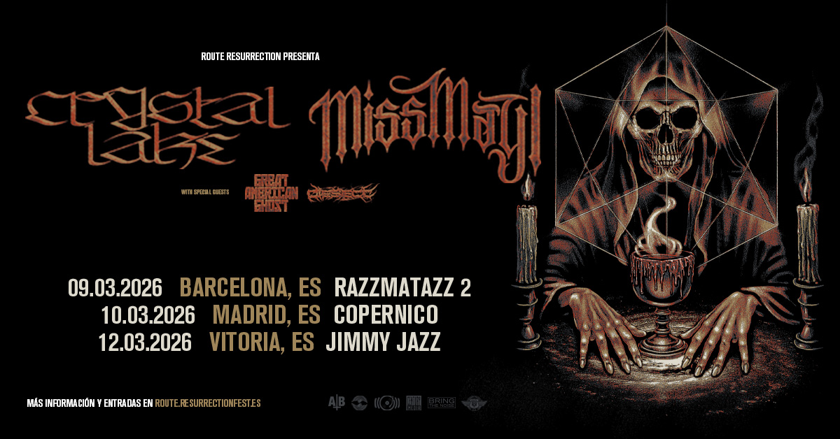 Crystal Lake y Miss May I: ¡Gira brutal en España!