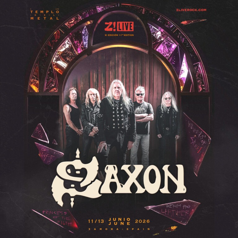 SAXON se suma al Z! Live Rock Fest 2026: heavy metal británico en estado puro
