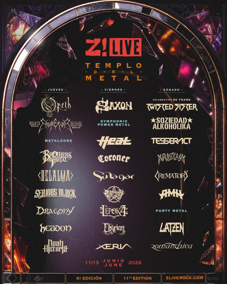 Z! Live Rock Fest 2026 anuncia siete nuevas bandas y supera el 50% del aforo vendido