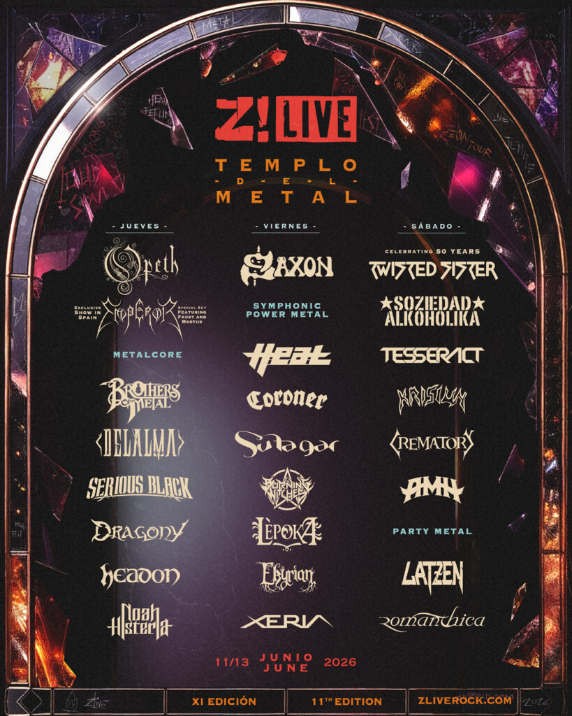 Z! Live Rock Fest 2026 anuncia siete nuevas bandas y supera el 50% del aforo vendido