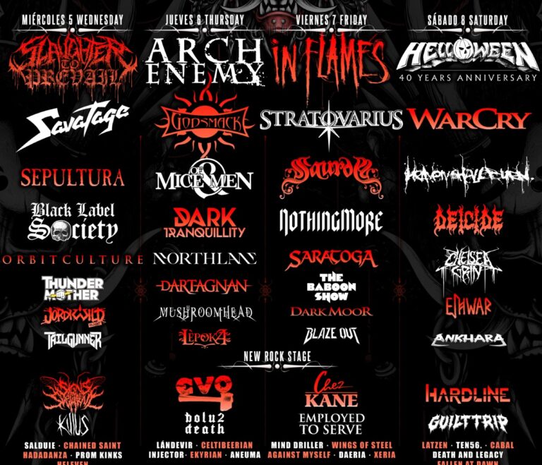 Leyendas del Rock 2026: cartel completo y distribución por días en su 20º aniversario