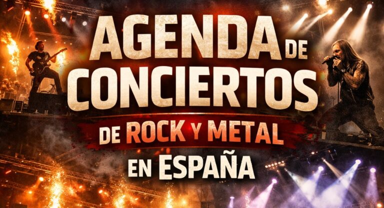Rock and Blog presenta su nueva agenda de conciertos de rock y metal en España
