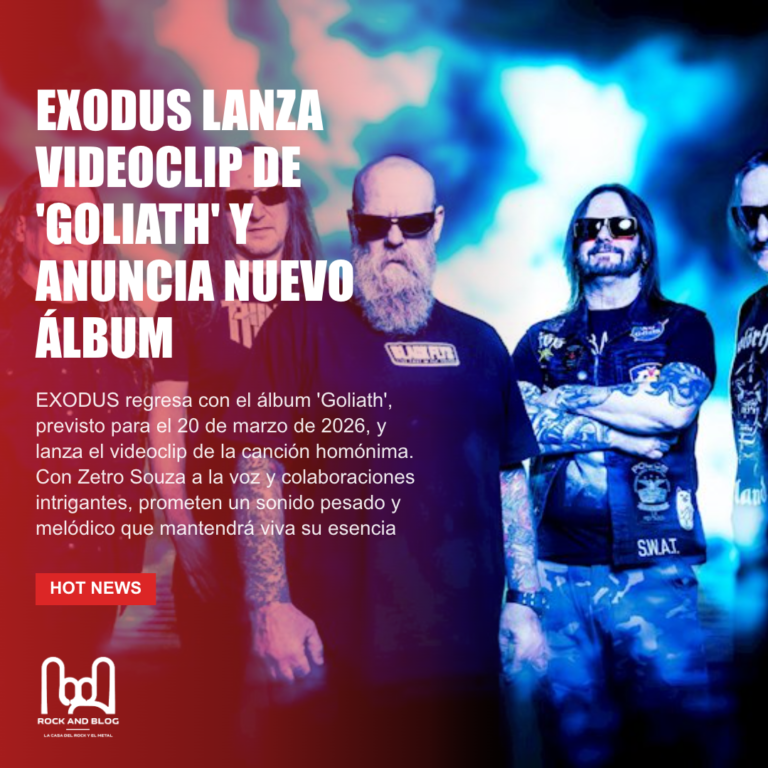 EXODUS lanza videoclip de ‘Goliath’ y anuncia nuevo álbum