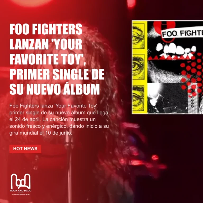 Foo Fighters lanzan ‘Your Favorite Toy’, primer single de su nuevo álbum