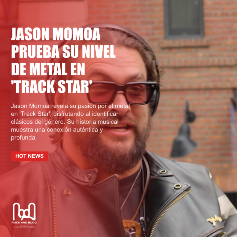 Jason Momoa desafía su conocimiento de metal en ‘Track Star’