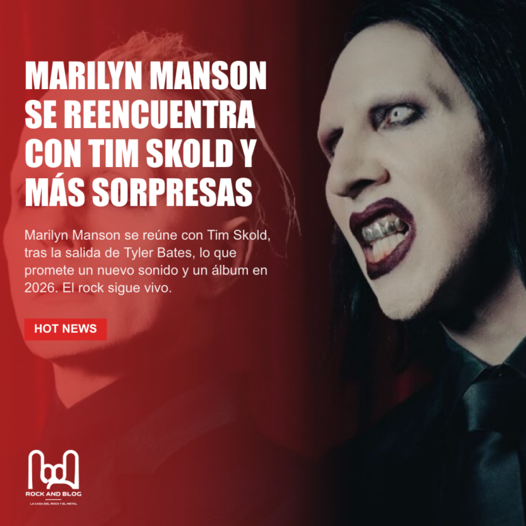 Marilyn Manson se reencuentra con Tim Skold y promete nuevas sorpresas