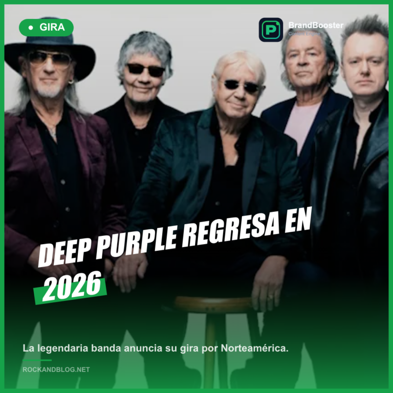 Deep Purple anuncia gira por América del Norte en verano de 2026
