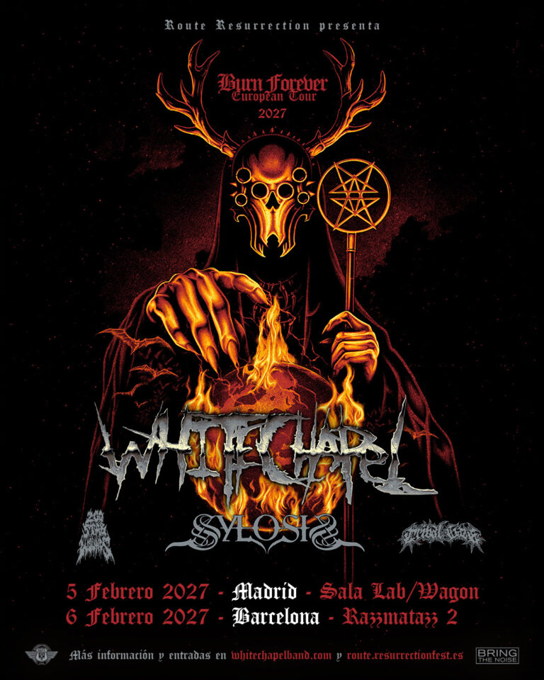 Whitechapel traerán su Burn Forever European Tour 2027 a España
