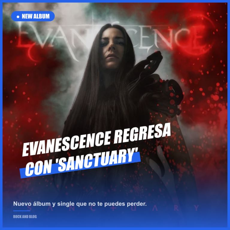 Evanescence lanza nuevo álbum ‘Sanctuary’ y single ‘Who Will You Follow’