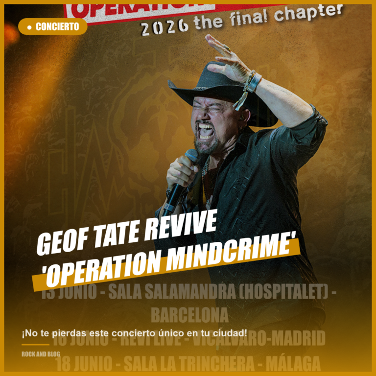 Geoff Tate revive ‘Operation: Mindcrime’ en su gira final