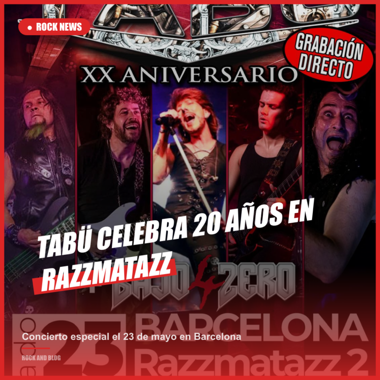 Tabü celebra 20 años de carrera con un gran concierto