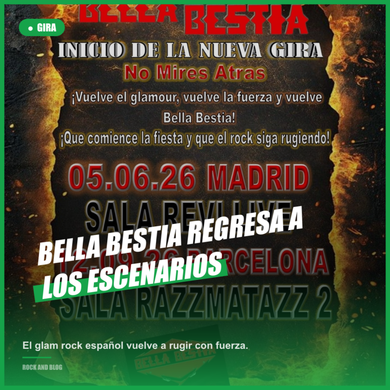 Bella Bestia regresa con su glam rock arrollador