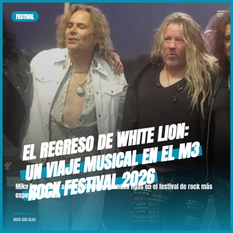El regreso de WHITE LION: Un viaje musical en el M3 Rock Festival 2026
