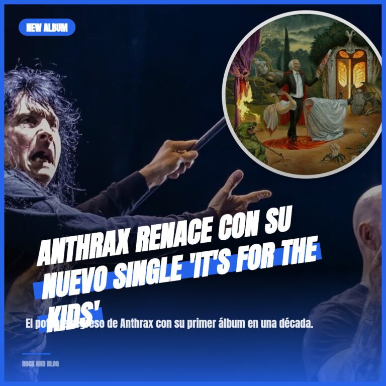 Anthrax renace con su nuevo single ‘It’s for the Kids’