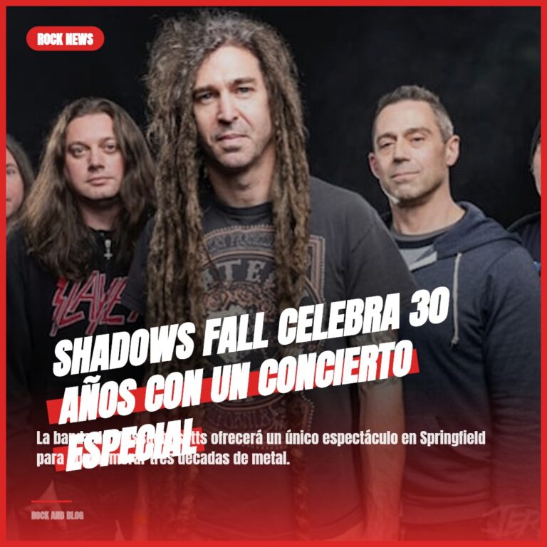 Shadows Fall celebra 30 años con un concierto especial