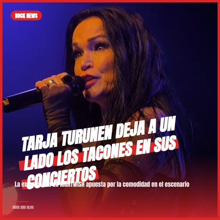 Tarja Turunen deja a un lado los tacones en sus conciertos