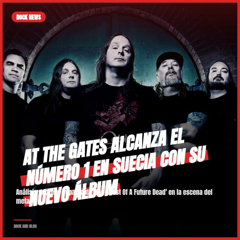 AT THE GATES alcanza el número 1 en Suecia con su nuevo álbum