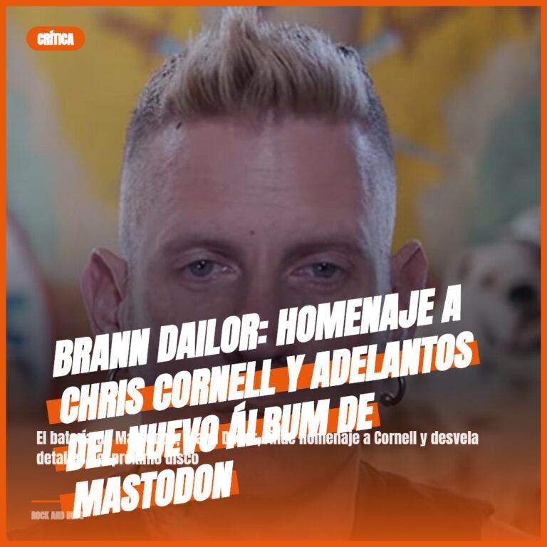 Brann Dailor: Homenaje a Chris Cornell y adelantos del nuevo álbum de Mastodon
