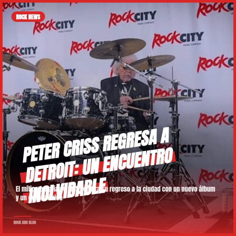 Peter Criss Regresa a Detroit: Un Encuentro Inolvidable
