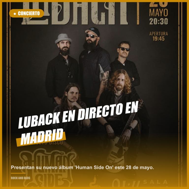 LUBACK presenta ‘Human Side On’ en Madrid con un gran directo