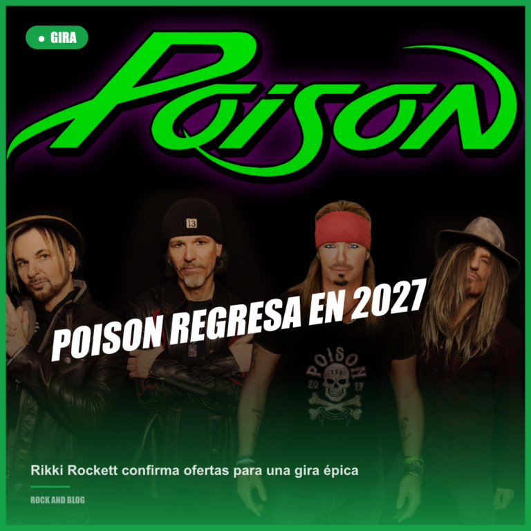 POISON planea gira para 2027: 41 años de ‘Look What the Cat Dragged In’