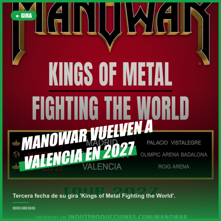 MANOWAR añade un tercer concierto en España para 2027