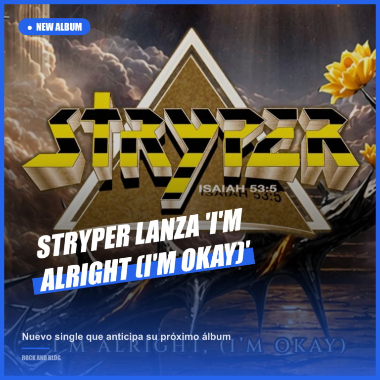STRYPER lanza nuevo single ‘I’m Alright (I’m Okay)’