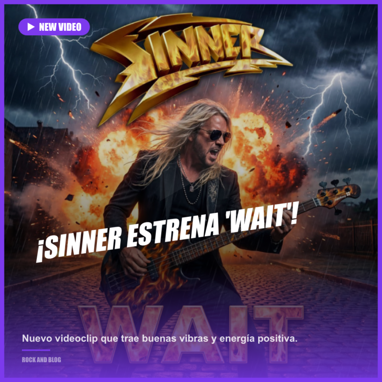 SINNER lanza ‘Wait’, primer single de su último álbum
