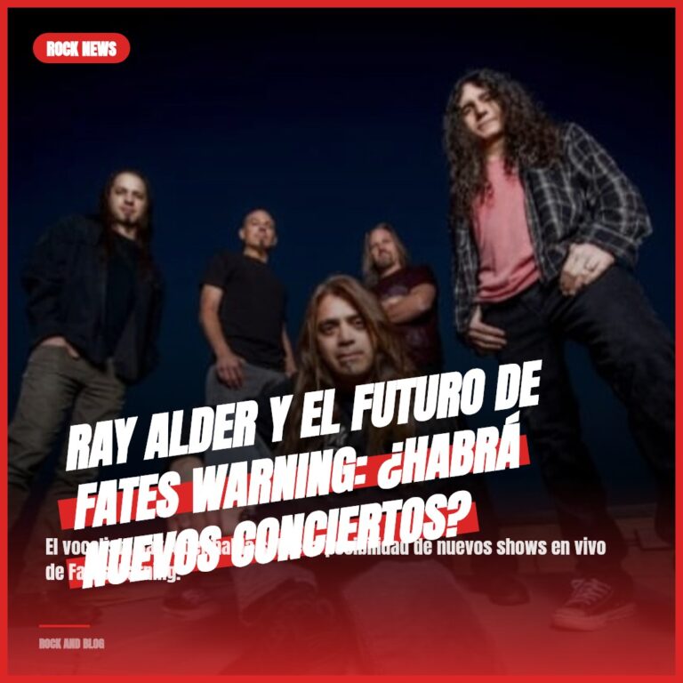 Ray Alder y el futuro de Fates Warning: ¿Habrá nuevos conciertos?