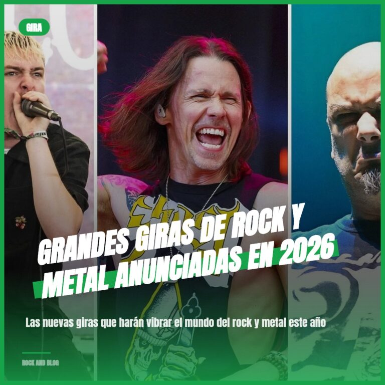 Grandes Giras de Rock y Metal Anunciadas en 2026