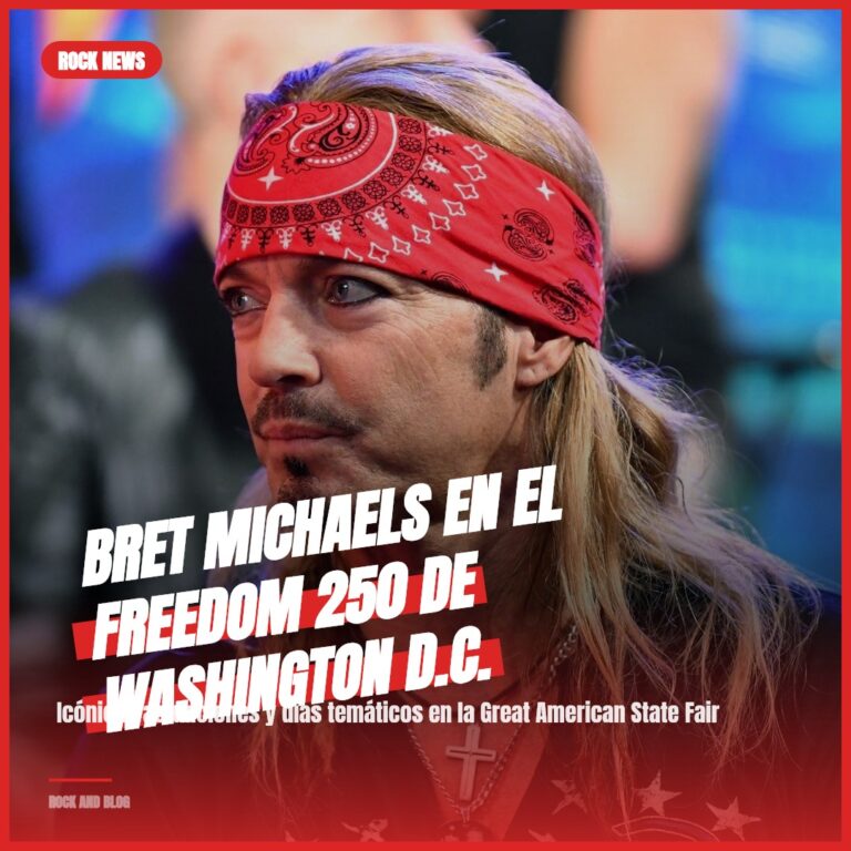 Bret Michaels en el Freedom 250 de Washington D.C.