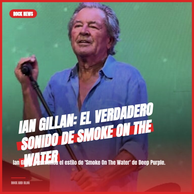 Ian Gillan: El verdadero sonido de Smoke On The Water