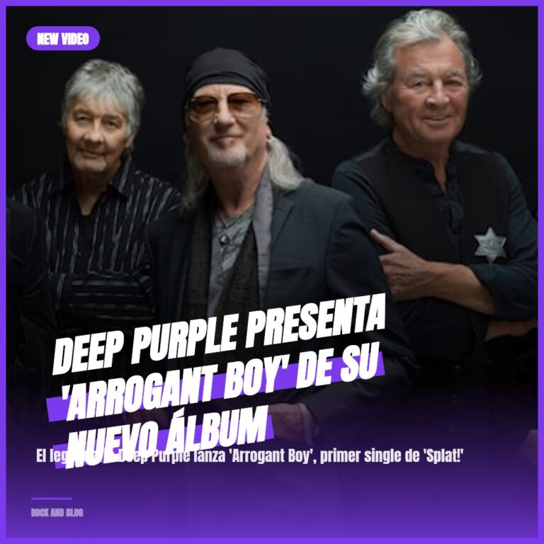 Deep Purple Presenta ‘Arrogant Boy’ de su Nuevo Álbum