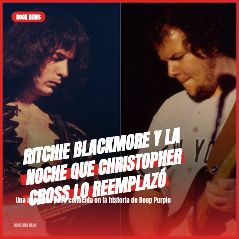 Ritchie Blackmore y la noche que Christopher Cross lo reemplazó