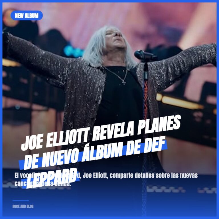 Joe Elliott revela planes de nuevo álbum de Def Leppard