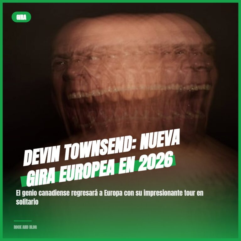 Devin Townsend: Nueva Gira Europea en 2026