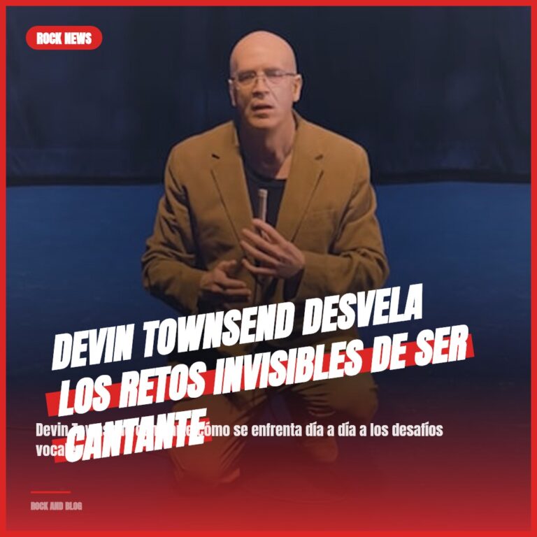 Devin Townsend desvela los retos invisibles de ser cantante