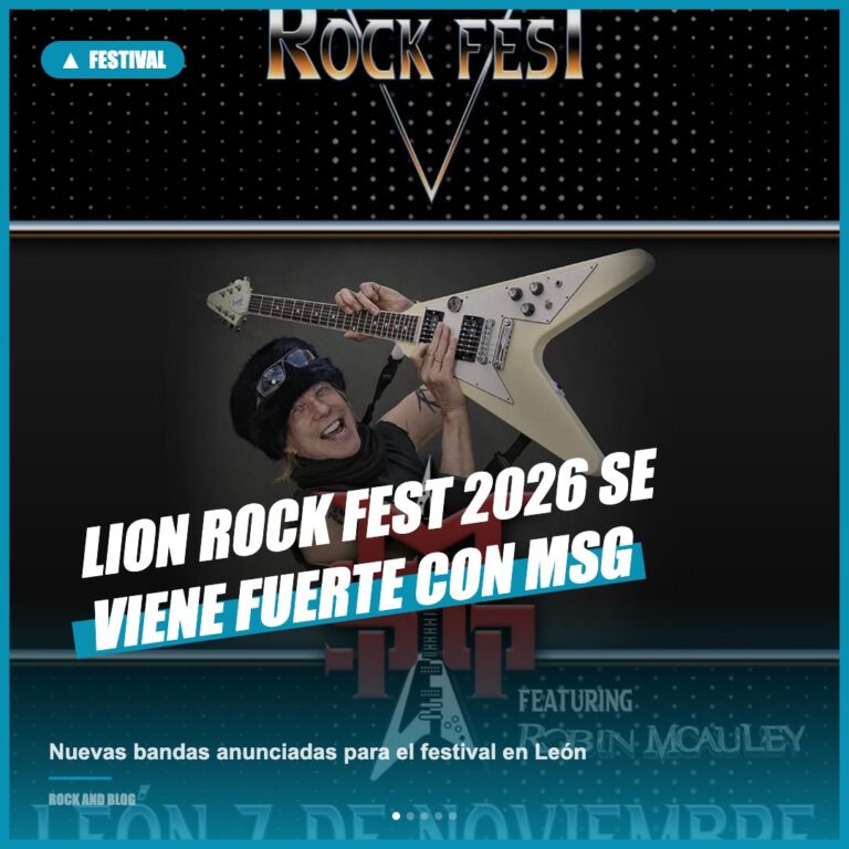 Lion Rock Fest 2026: Bandas Confirmadas y Entradas