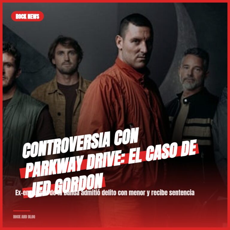 Controversia con Parkway Drive: El Caso de Jed Gordon