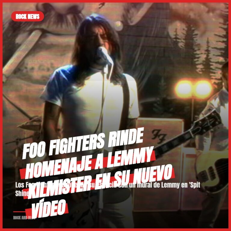 Foo Fighters rinde homenaje a Lemmy Kilmister en su nuevo vídeo