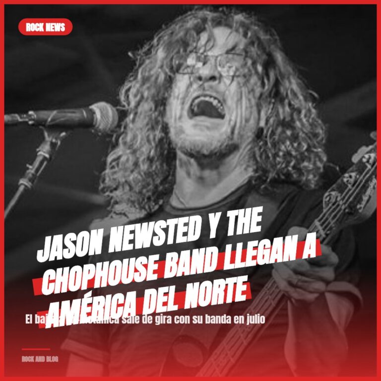 Jason Newsted y The Chophouse Band llegan a América del Norte