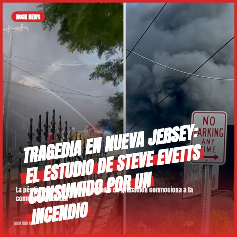 Tragedia en Nueva Jersey: El estudio de Steve Evetts consumido por un incendio