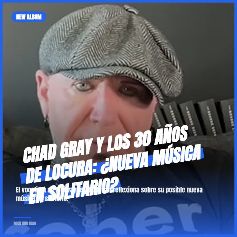 Chad Gray y los 30 años de locura: ¿nueva música en solitario?