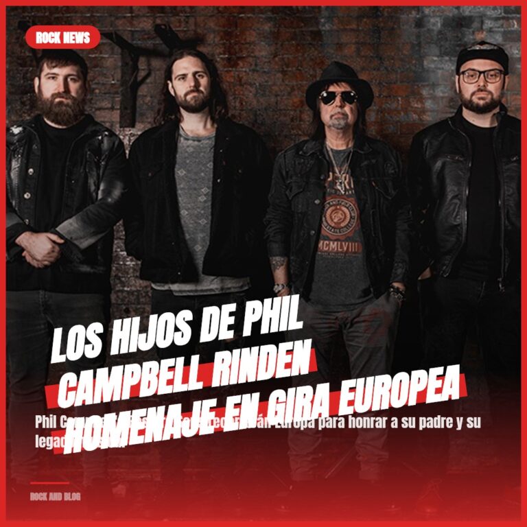 Los hijos de Phil Campbell rinden homenaje en gira europea