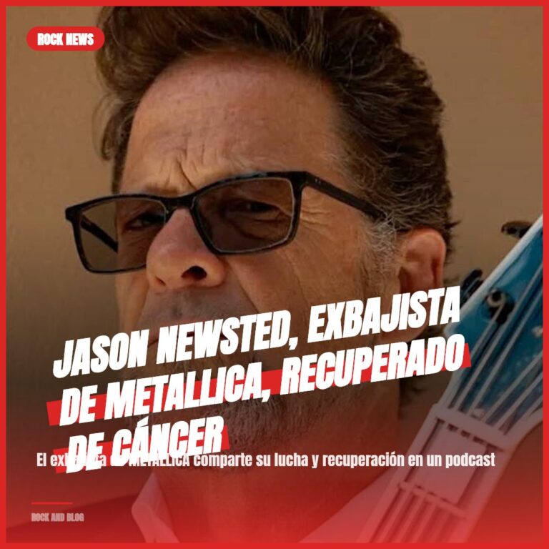 Jason Newsted, exbajista de METALLICA, recuperado de cáncer